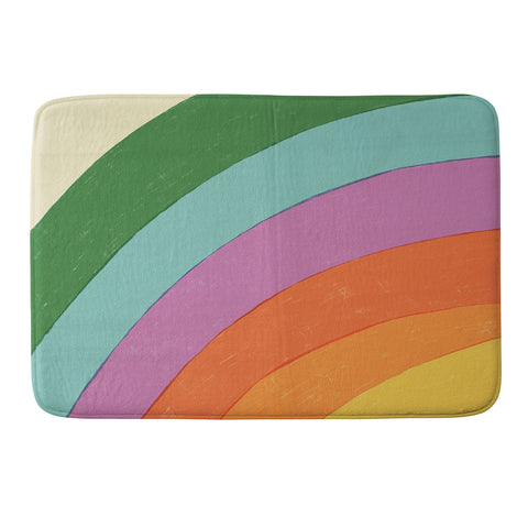 Gigi Rosado Rainbow IV Memory Foam Bath Mat