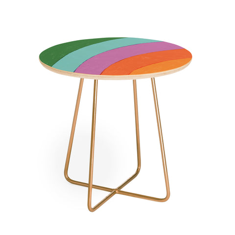Gigi Rosado Rainbow IV Round Side Table