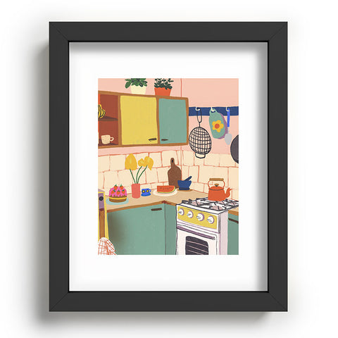Gigi Rosado Retro kitchen Recessed Framing Rectangle