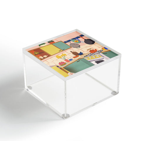Gigi Rosado Retro kitchen Acrylic Box