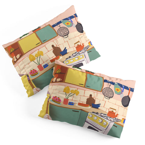 Gigi Rosado Retro kitchen Pillow Shams