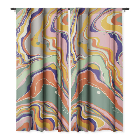 Gigi Rosado Retro marble 1 Blackout Non Repeat