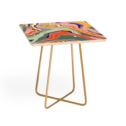Gigi Rosado Retro marble 1 Side Table