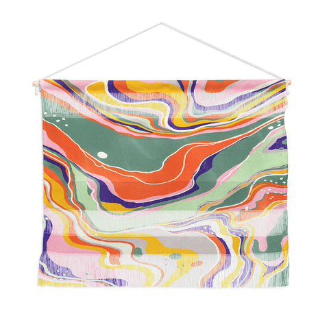 Gigi Rosado Retro marble 1 Wall Hanging Landscape