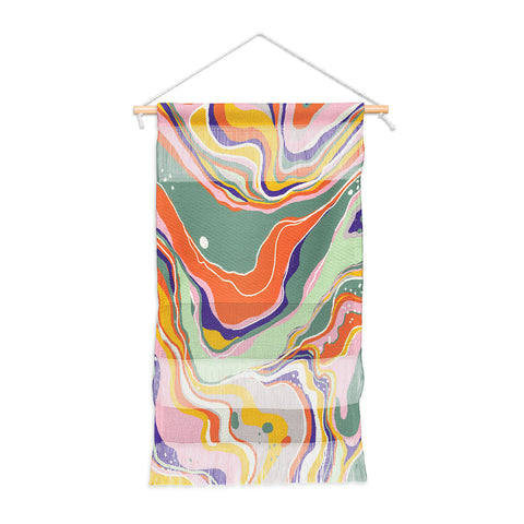 Gigi Rosado Retro marble 1 Wall Hanging Portrait