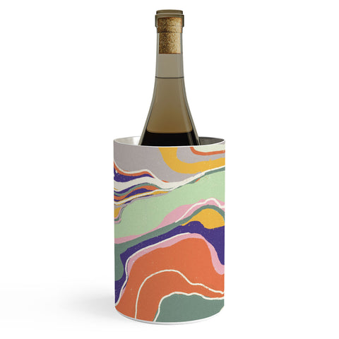 Gigi Rosado Retro marble 1 Wine Chiller