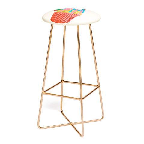 Gigi Rosado Ski cupcake Bar Stool