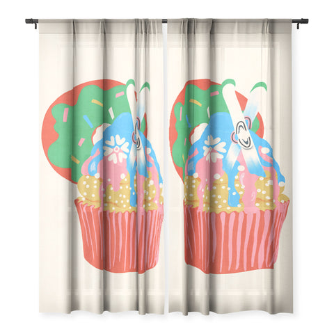 Gigi Rosado Ski cupcake Sheer Non Repeat