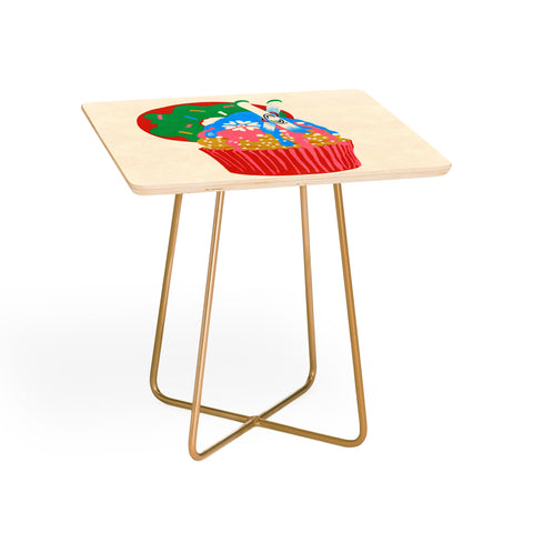 Gigi Rosado Ski cupcake Side Table