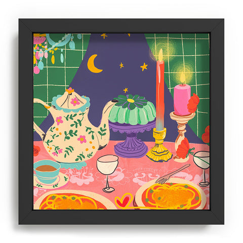 Gigi Rosado Spaghetti dinner date Recessed Framing Square
