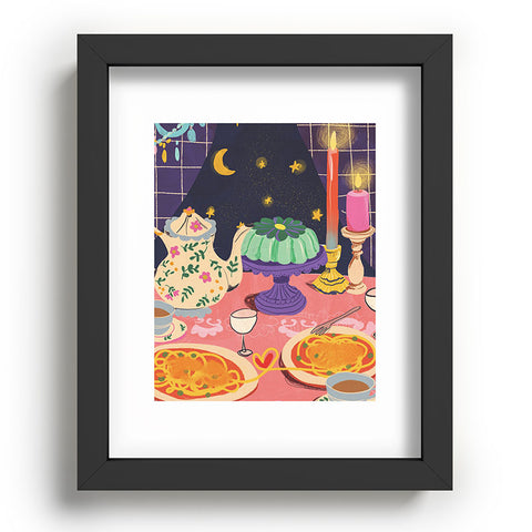Gigi Rosado Spaghetti dinner date Recessed Framing Rectangle