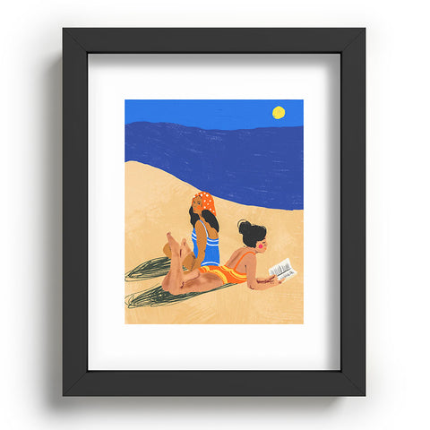 Gigi Rosado Summer on the beach Recessed Framing Rectangle