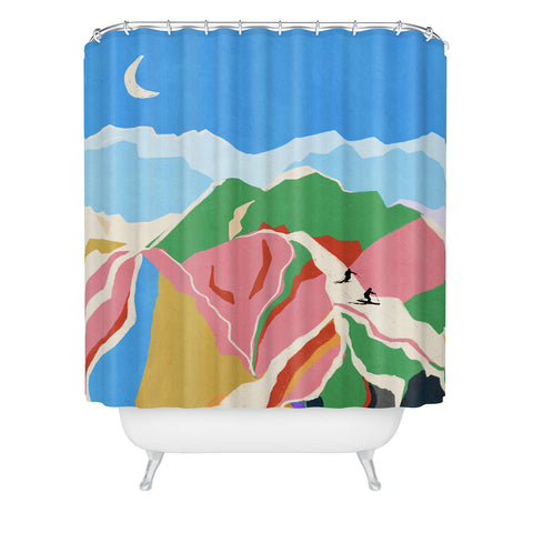 Gigi Rosado Summit dreams Shower Curtain