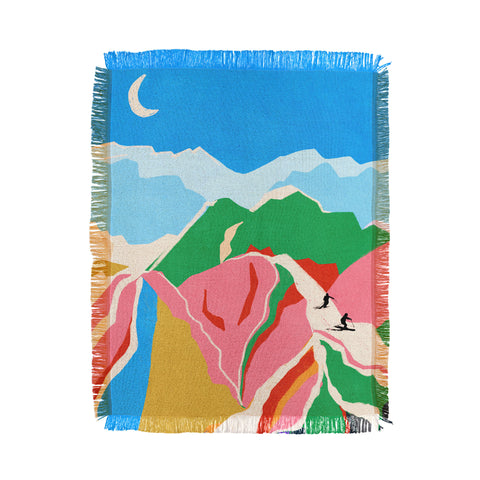 Gigi Rosado Summit dreams Throw Blanket