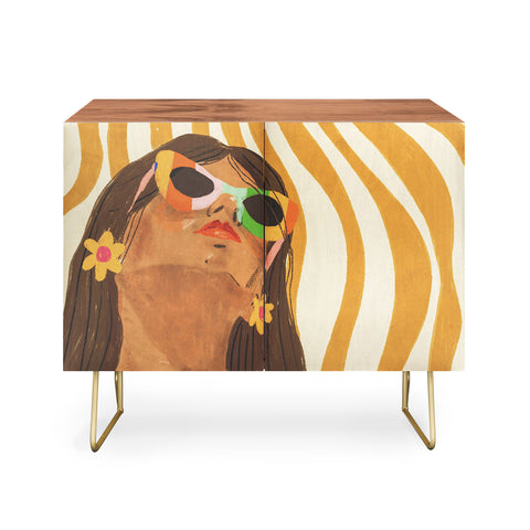 Gigi Rosado Sun woman Credenza