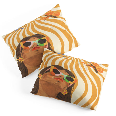 Gigi Rosado Sun woman Pillow Shams