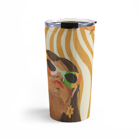 Gigi Rosado Sun woman Travel Mug