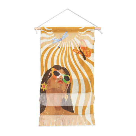 Gigi Rosado Sun woman Wall Hanging Portrait