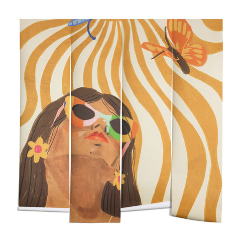 Gigi Rosado Sun woman Wall Mural