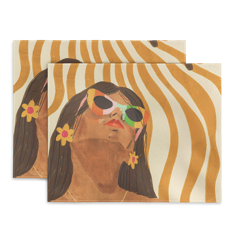 Gigi Rosado Sun woman Placemat