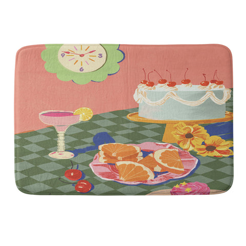 Gigi Rosado Sunday still life Memory Foam Bath Mat