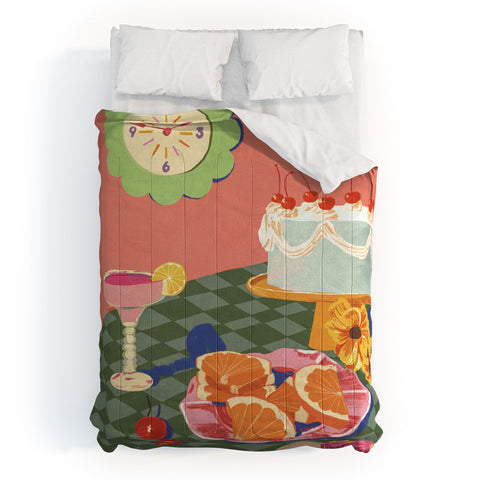Gigi Rosado Sunday still life Comforter