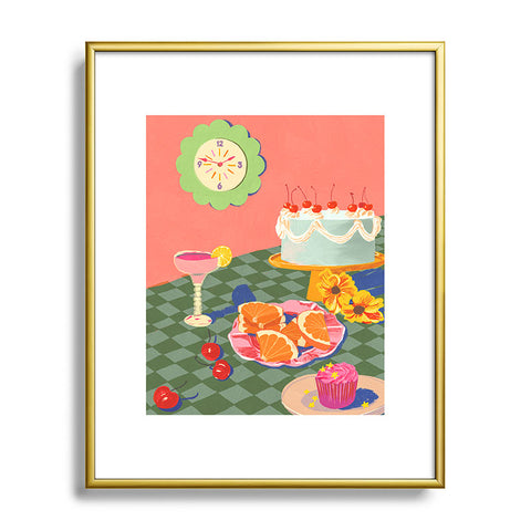 Gigi Rosado Sunday still life Metal Framed Art Print