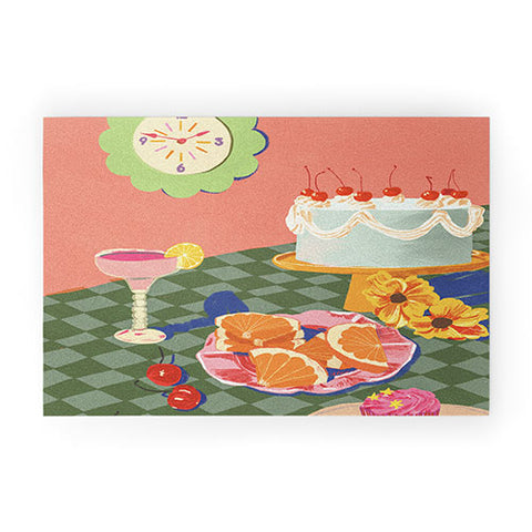Gigi Rosado Sunday still life Welcome Mat