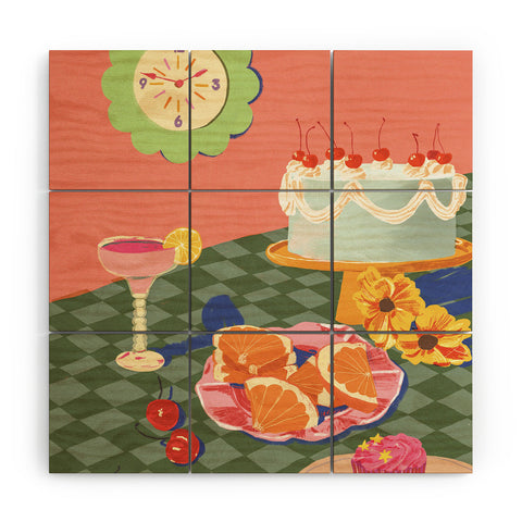 Gigi Rosado Sunday still life Wood Wall Mural