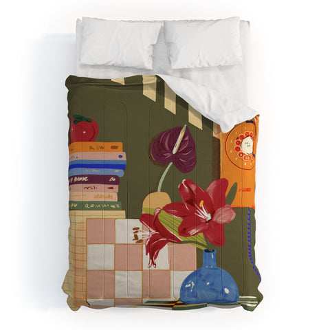 Gigi Rosado Telephone still life Comforter