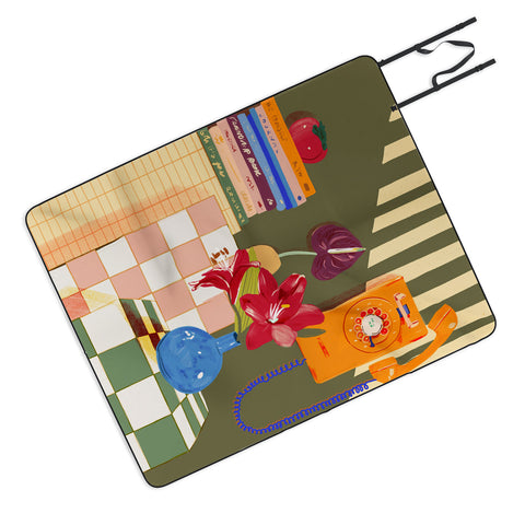 Gigi Rosado Telephone still life Picnic Blanket