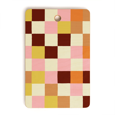 Gigi Rosado Tiles I Cutting Board Rectangle
