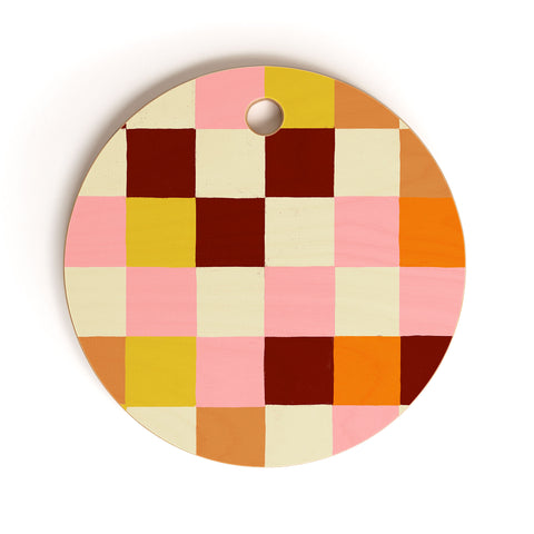Gigi Rosado Tiles I Cutting Board Round
