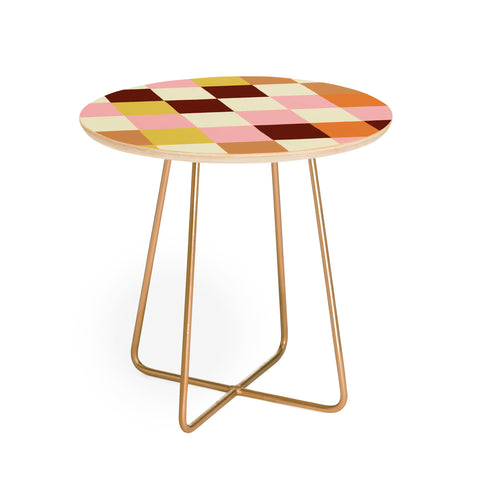 Gigi Rosado Tiles I Round Side Table