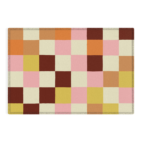 Gigi Rosado Tiles I Outdoor Rug