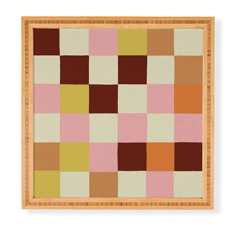 Gigi Rosado Tiles I Framed Wall Art