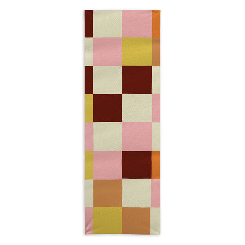 Gigi Rosado Tiles I Yoga Towel