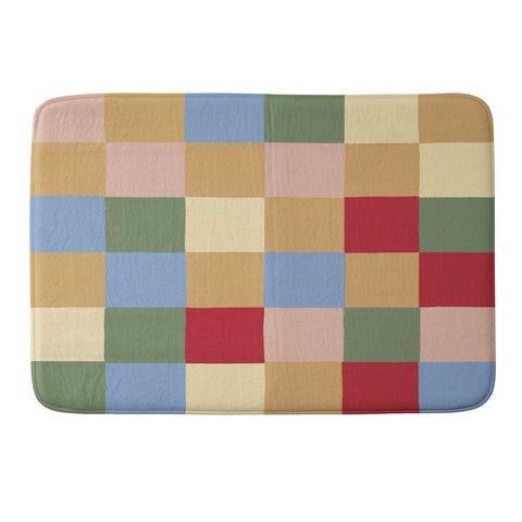 Gigi Rosado Tiles II Memory Foam Bath Mat