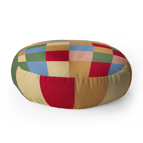 Gigi Rosado Tiles II Floor Pillow Round