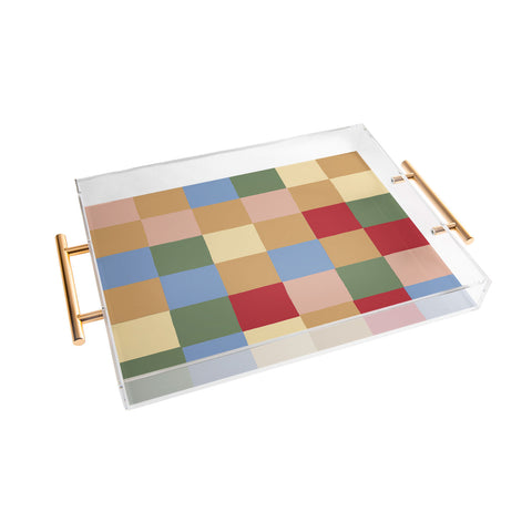 Gigi Rosado Tiles II Acrylic Tray