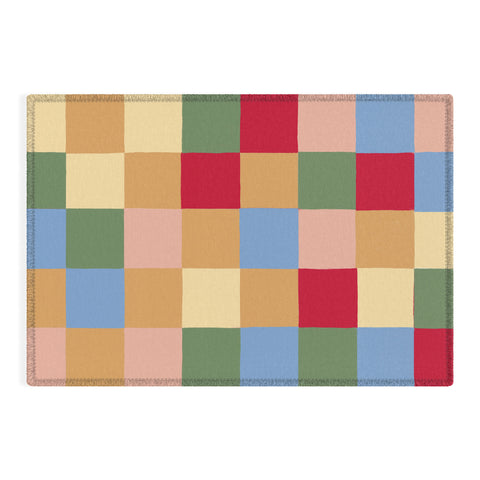 Gigi Rosado Tiles II Outdoor Rug