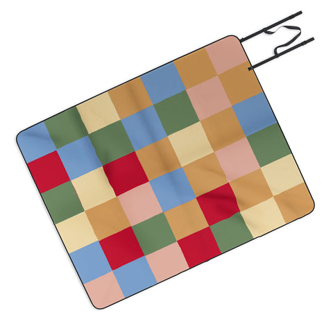 Gigi Rosado Tiles II Picnic Blanket