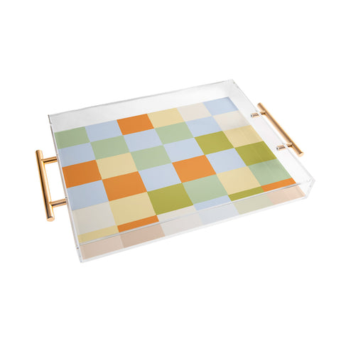 Gigi Rosado Tiles III Acrylic Tray