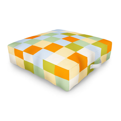 Gigi Rosado Tiles III Outdoor Floor Cushion