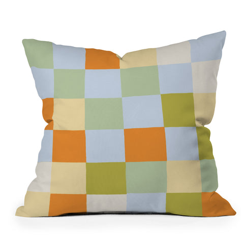 Gigi Rosado Tiles III Outdoor Throw Pillow