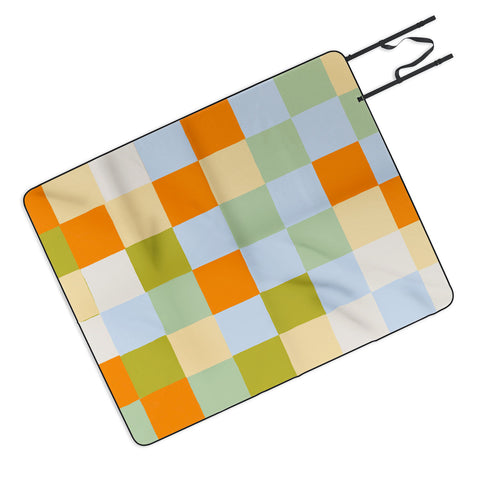 Gigi Rosado Tiles III Picnic Blanket