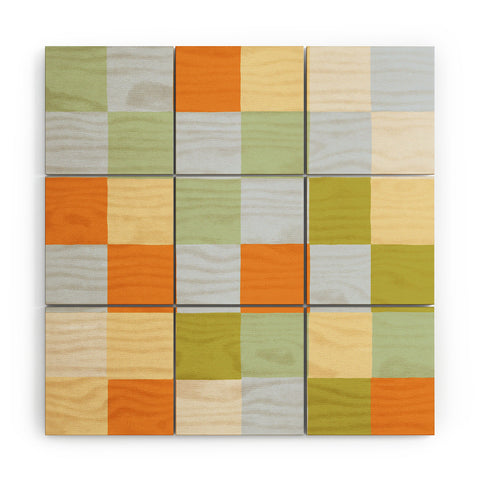 Gigi Rosado Tiles III Wood Wall Mural