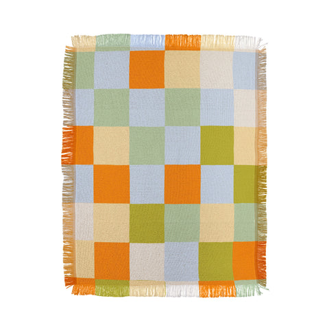 Gigi Rosado Tiles III Throw Blanket