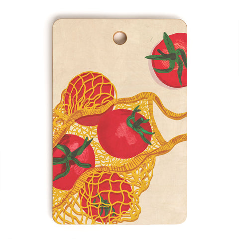 Gigi Rosado Tomatoes II Cutting Board Rectangle