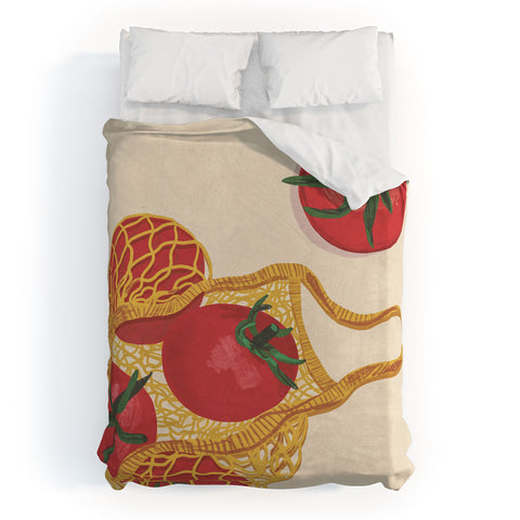 Gigi Rosado Tomatoes II Duvet Cover